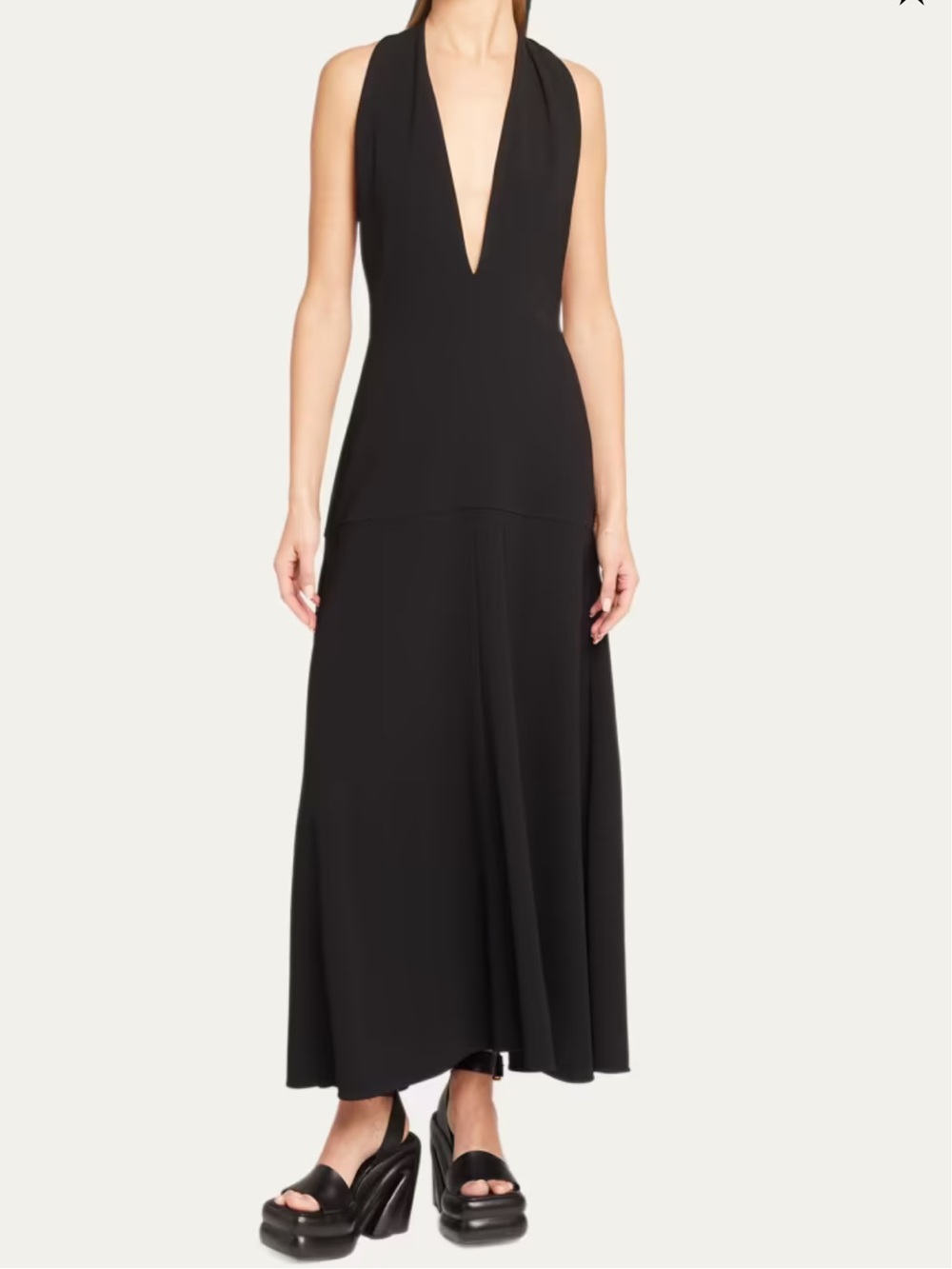 PROENZA SCHOULER Matte Viscose Crepe Twist-Back Maxi Dress